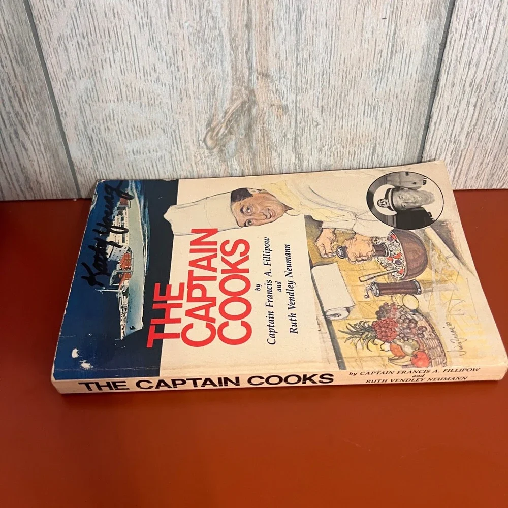 The Captain Cooks Vintage 1983 Cookbook Fillipow Neumann Cruise Ship Recipes